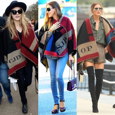 burberry poncho|how to wear burberry poncho.